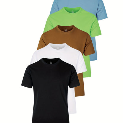 5 men's t-shirts | Various colors available