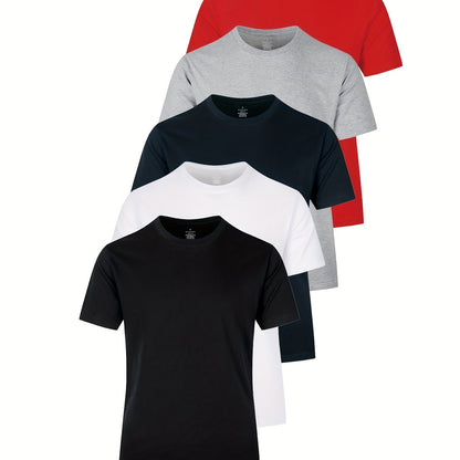 5 men's t-shirts | Various colors available