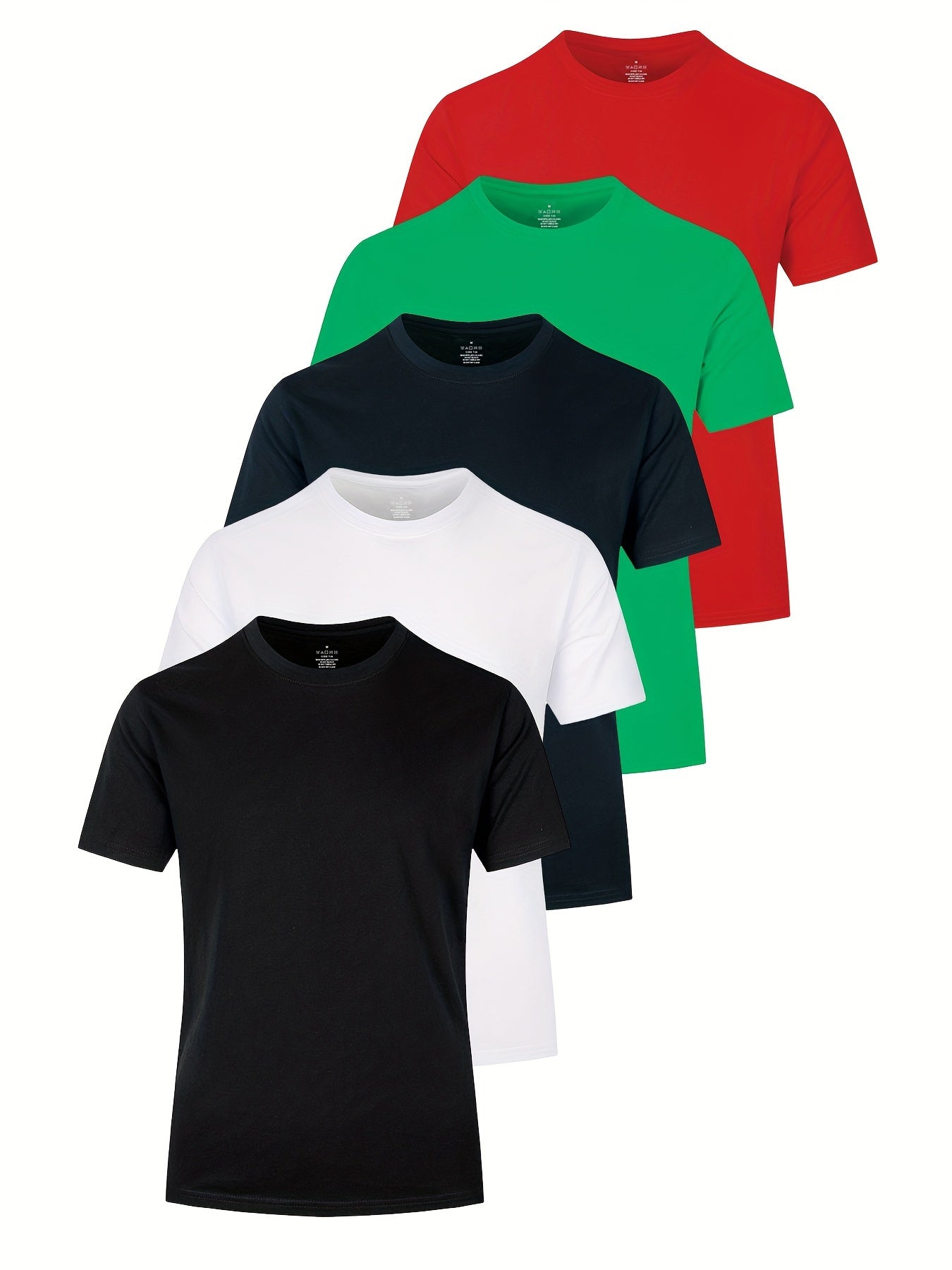 5 men's t-shirts | Various colors available