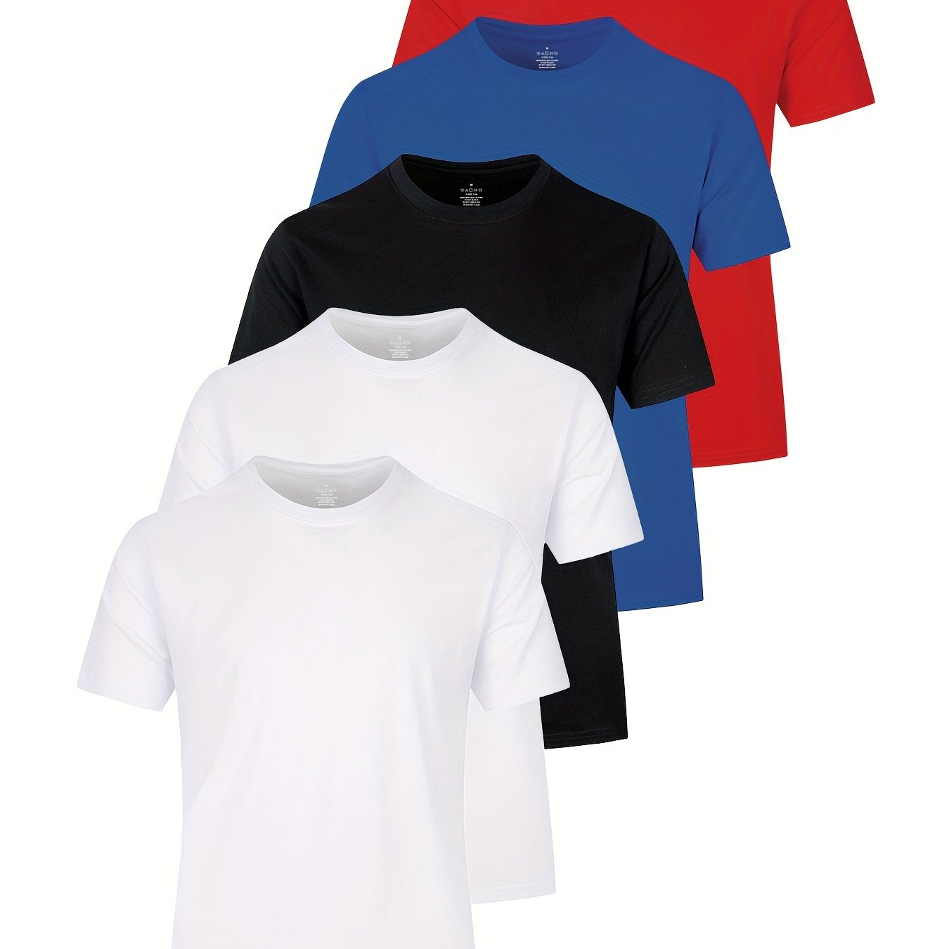 5 men's t-shirts | Various colors available