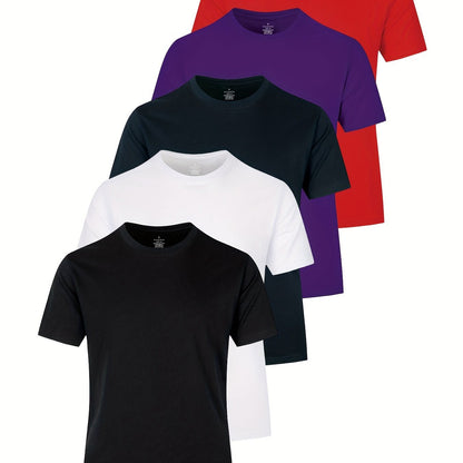 5 men's t-shirts | Various colors available