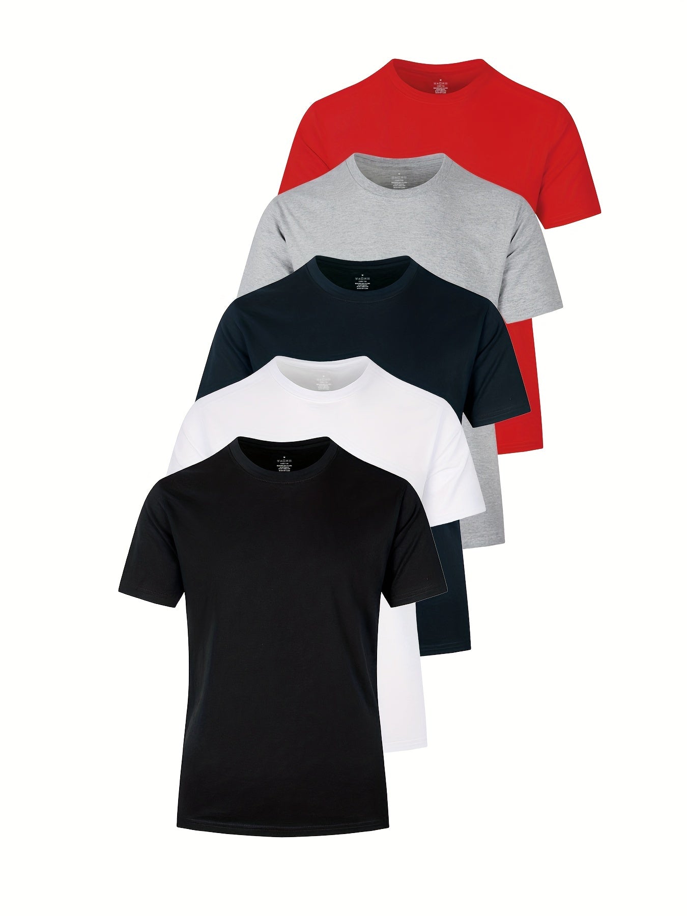 5 men's t-shirts | Various colors available