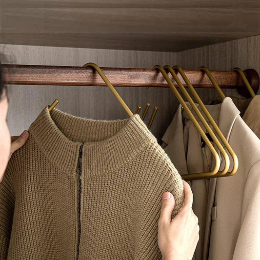 5 pieces of luxury clothing hangers - For tops and bottoms