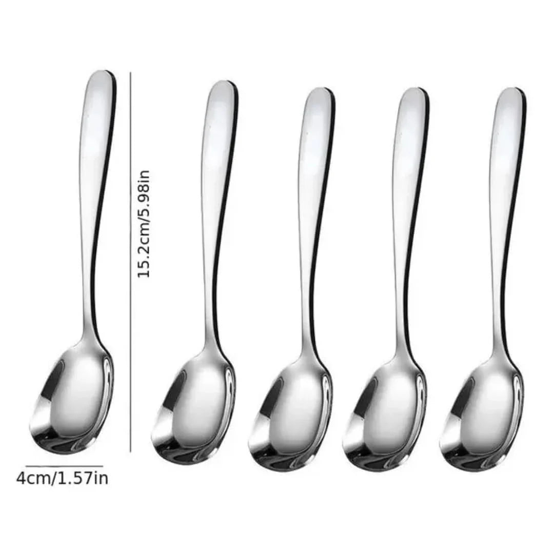 Bulk Spoon Set | Stainless Steel + Square Head