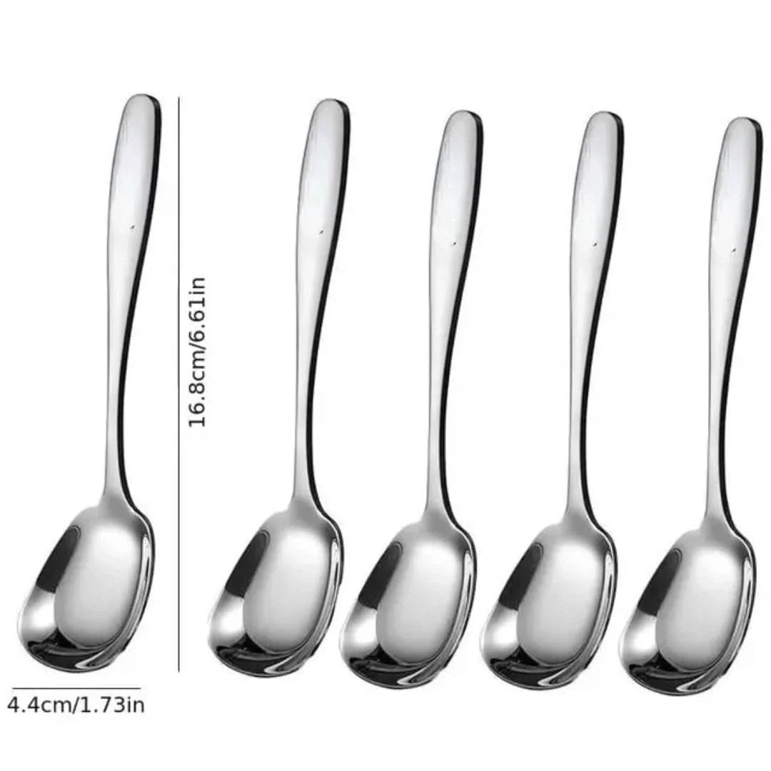 Bulk Spoon Set | Stainless Steel + Square Head