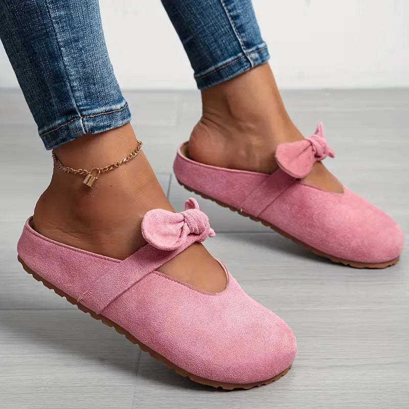 Chaussons avec design nœud