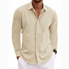 Men's Long Sleeve T-Shirt Plain