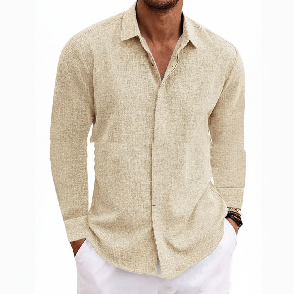 Men's Long Sleeve T-Shirt Plain