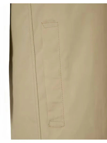 Trench-coat slim avec détail de poche