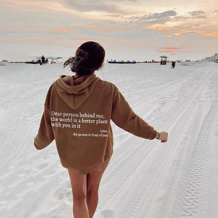 Unisex Hoodie with Inspirational Message