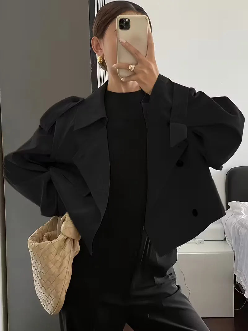 Oversized Fit Trench Coat