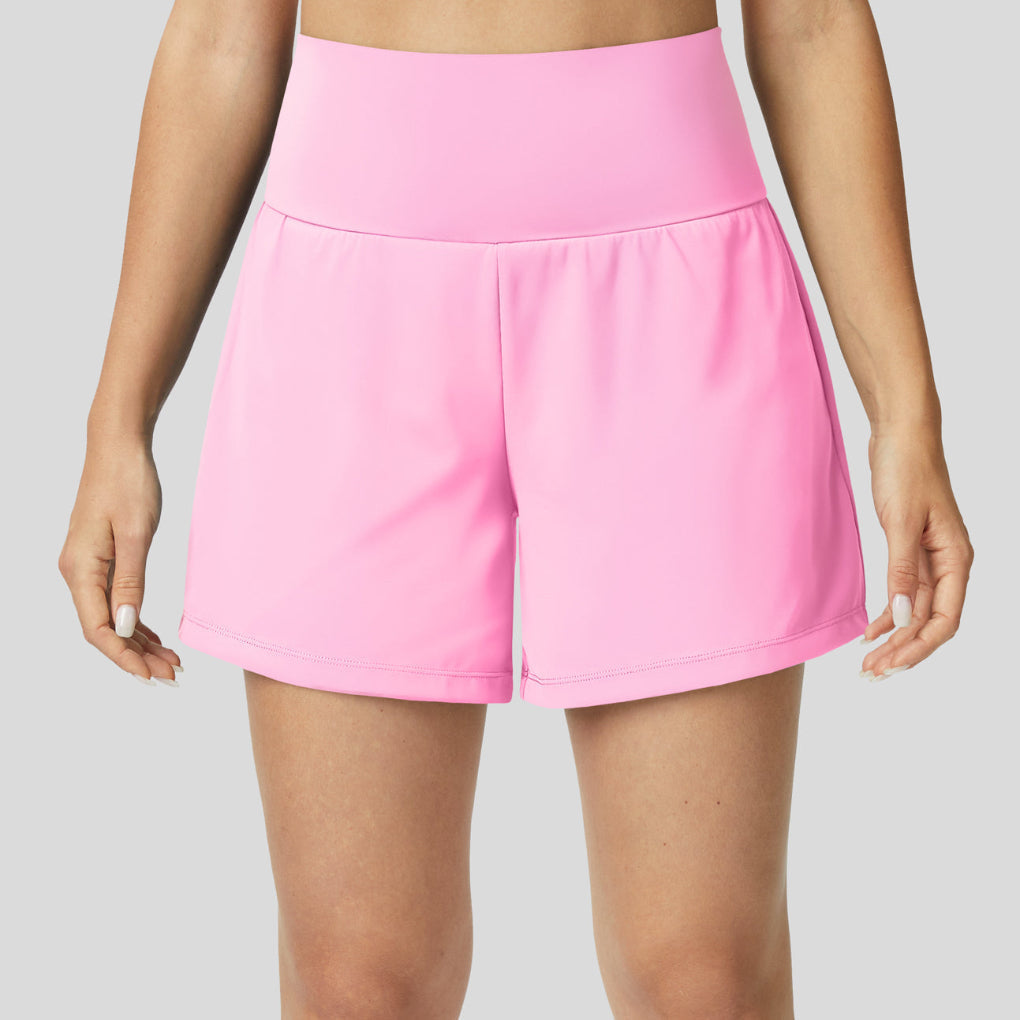 Yoga-Shorts mit hohem Bund