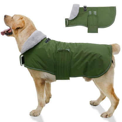 Cappotto per cani con fodera calda, adatto a diverse razze e ideale per l'inverno