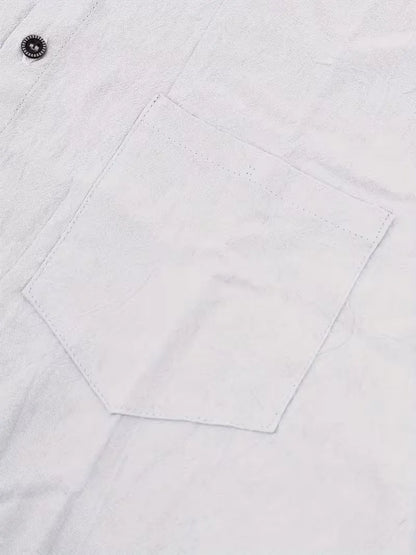 Chemise à manches courtes avec poche poitrine
