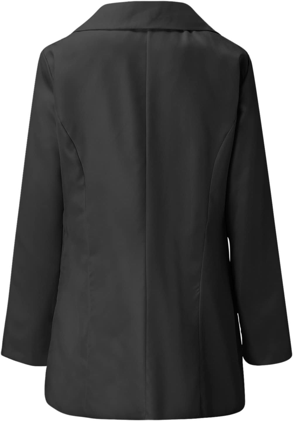 Blazer lungo da donna con revers classici