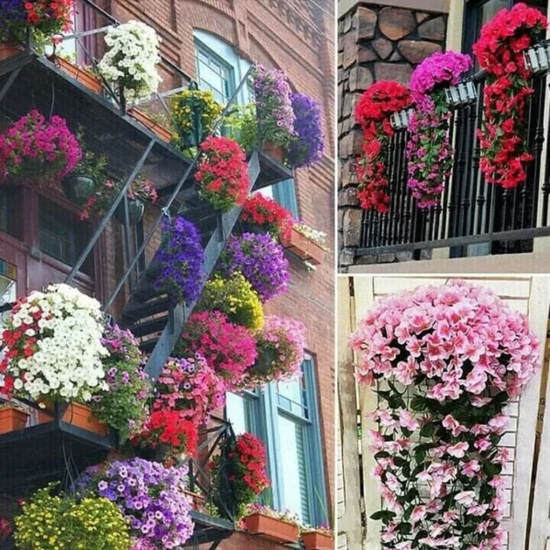 Hängende Blumen - Kombinationen möglich!