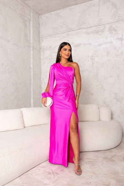 Sanne - Elegant Evening Dress with Refined Details
