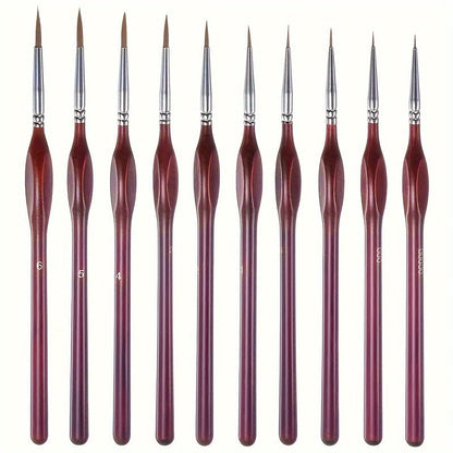 Detailpinsel für präzise Arbeiten – Ideal für genaues Malen und detailreiche Kunstwerke