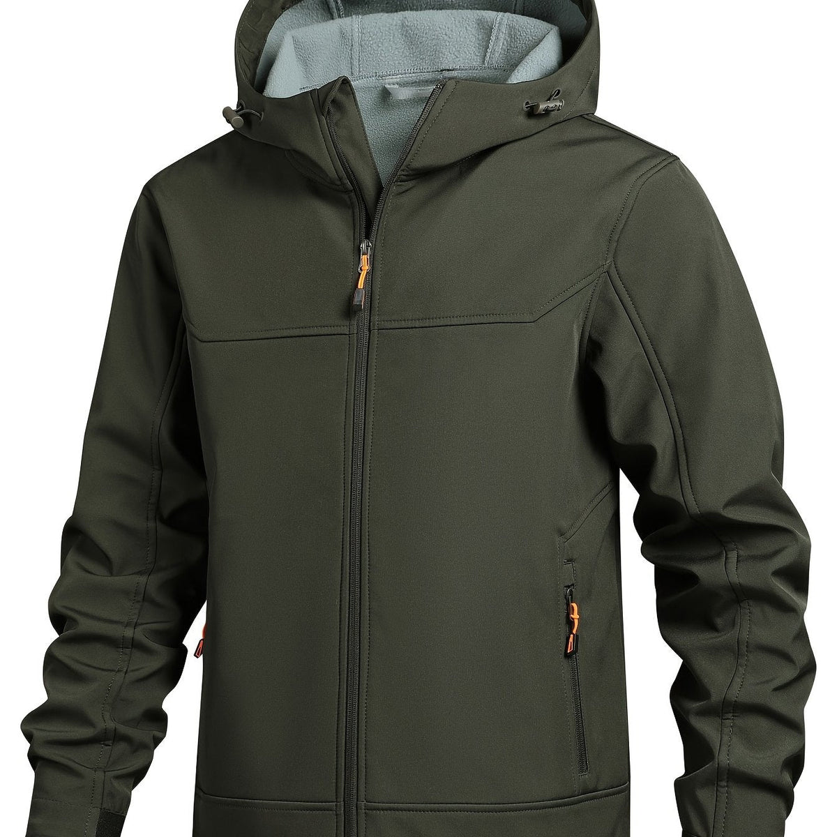Men's Outdoor Softshell Jacket with Hood – Quick-Drying and Windproof