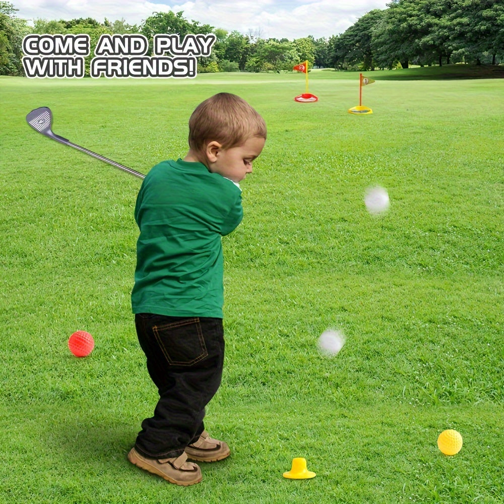 Children's Golf Set - Adjustable Clubs and Goals for Endless Playtime