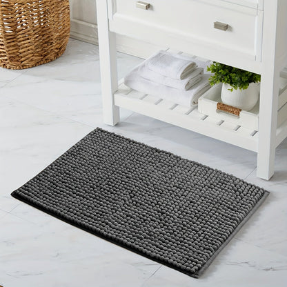 Badmat van ultrazachte chenille – Perfect voor de badkamer of hal