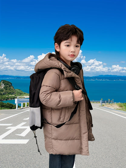 Boys & Girls Mid-Length Zip Jacket - Winter