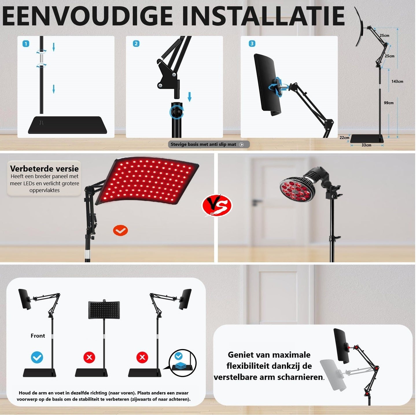 Red Light Therapy Lamp for Full Body