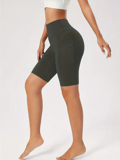 Shorts taille haute coupe slim
