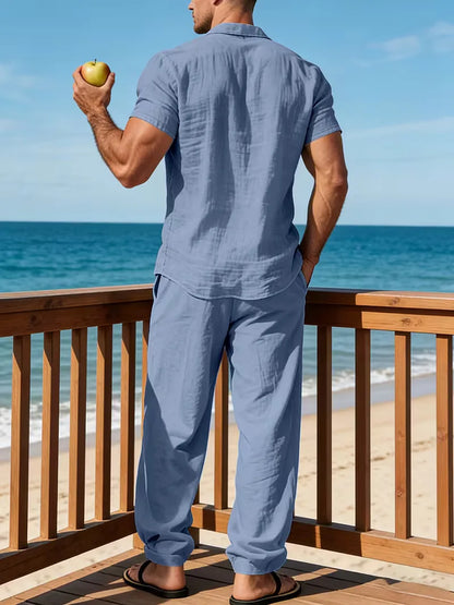 Ensemble de vêtements d'été avec col en V