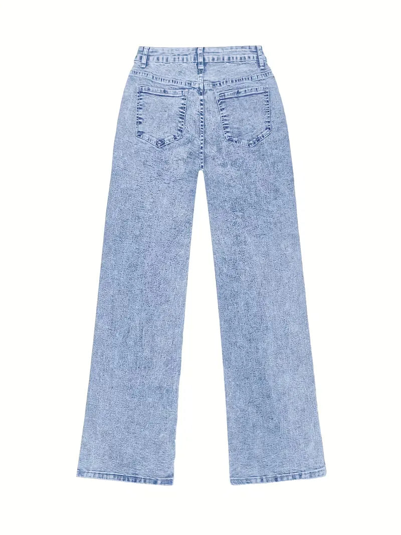 Jean à jambes larges