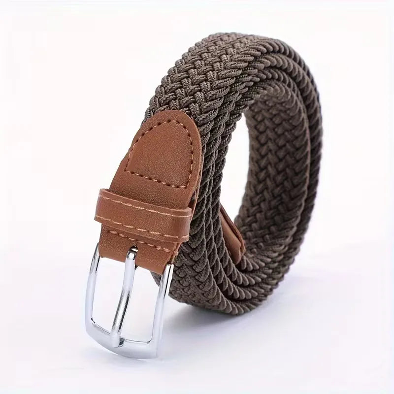 Ceinture large avec texture tressée