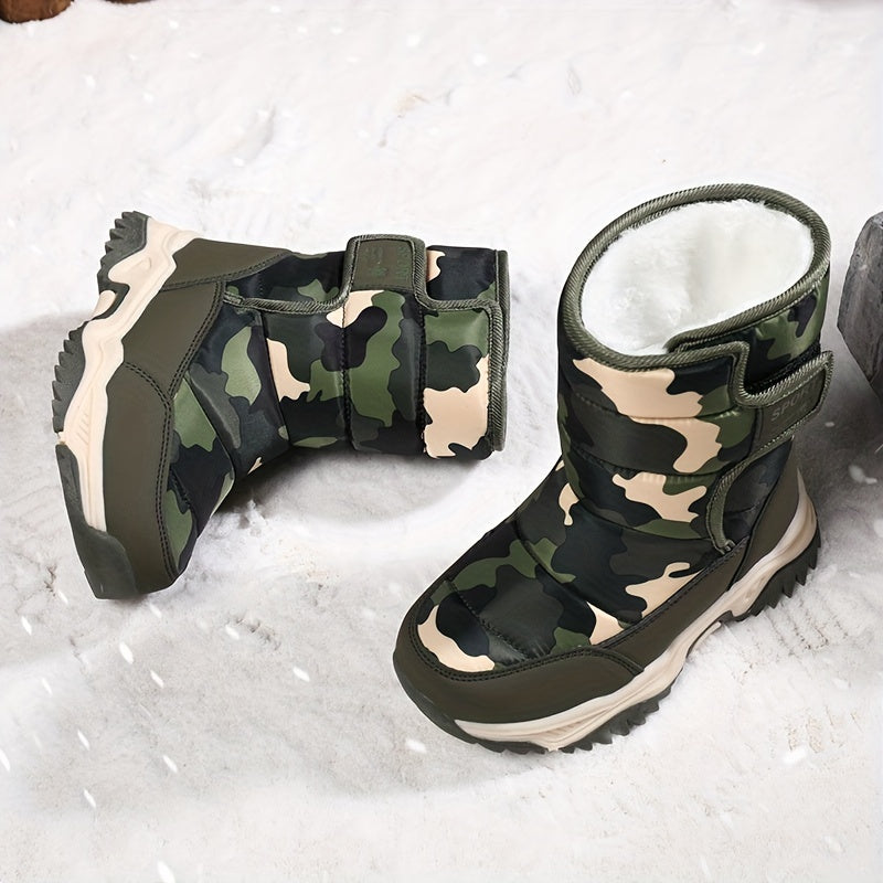 Warm cosy ankle boots for boys & girls - Kyan