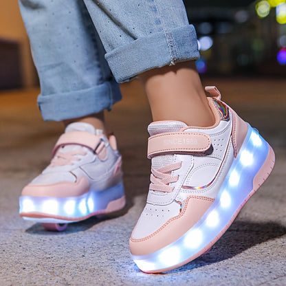 GlowRiders rolschaatsschoenen - Voor kinderen, met lichtshow