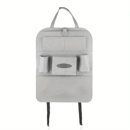 Car Seat Organiser with Storage Pockets and Tablet Holder for Back Seat