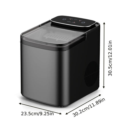 Self-Cleaning Ice Cube Maker with Two Ice Cube Sizes for Daily Use