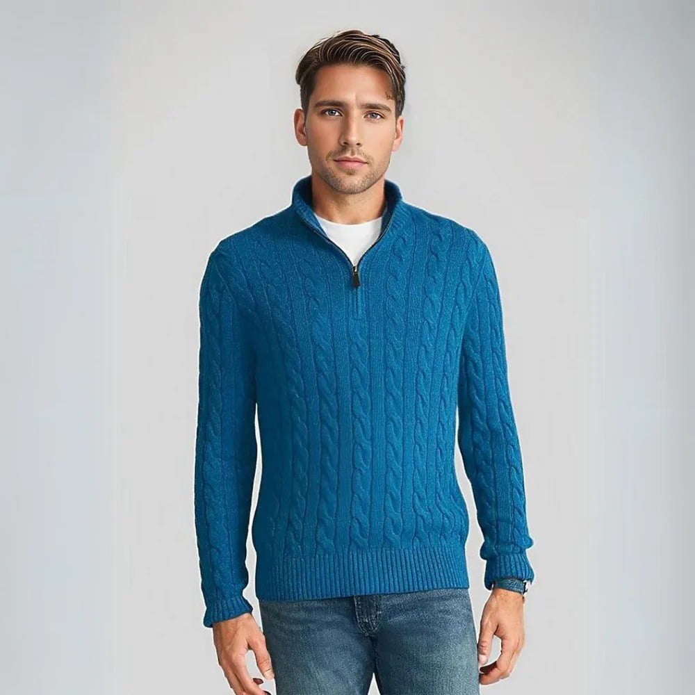 Stijlvolle sweater met rits voor heren - Anthony