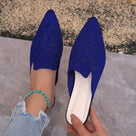Knitted Flat Mules for Women
