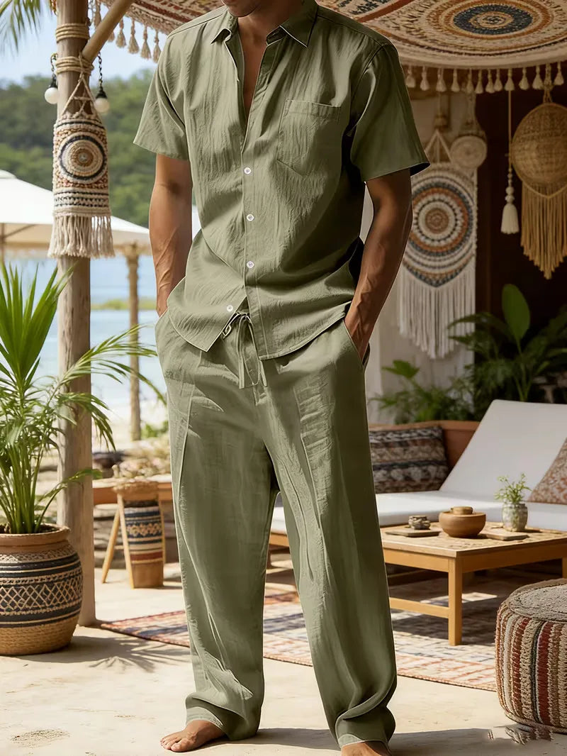 Ensemble de vêtements décontractés d'été pour hommes