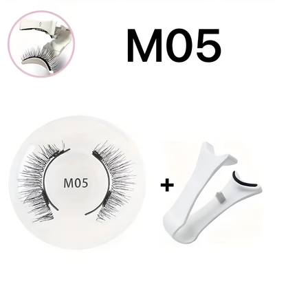 Reusable Magnetic Eyelash and Tweezers Set