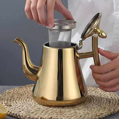 RVS Kettle with Built-in Filter and Ergonomic Design