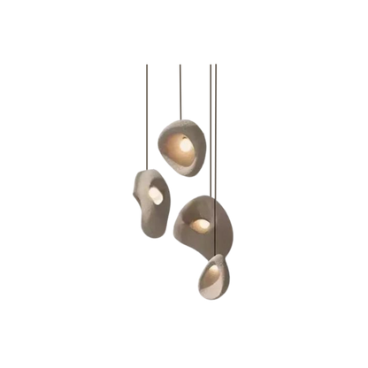 Pendant Light with Organic Style and Warm Light