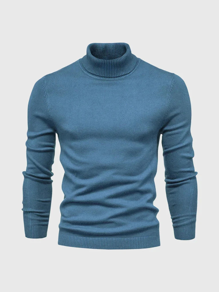 Men's Roll Neck Jumper – Warm and Stylish for Cold Days