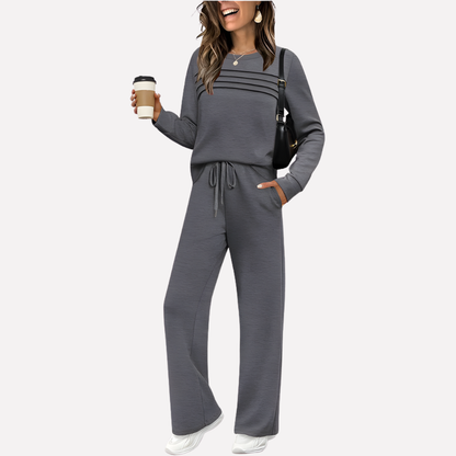 Trendy tweedelige loungeset voor dames – perfect om te ontspannen