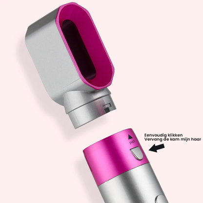 Professional high-power curling iron with various attachments