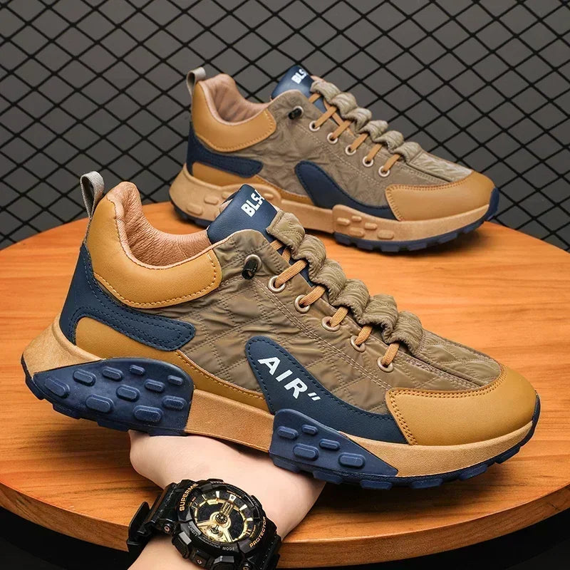 Stridemax – Stylish Platform Sneakers for Men