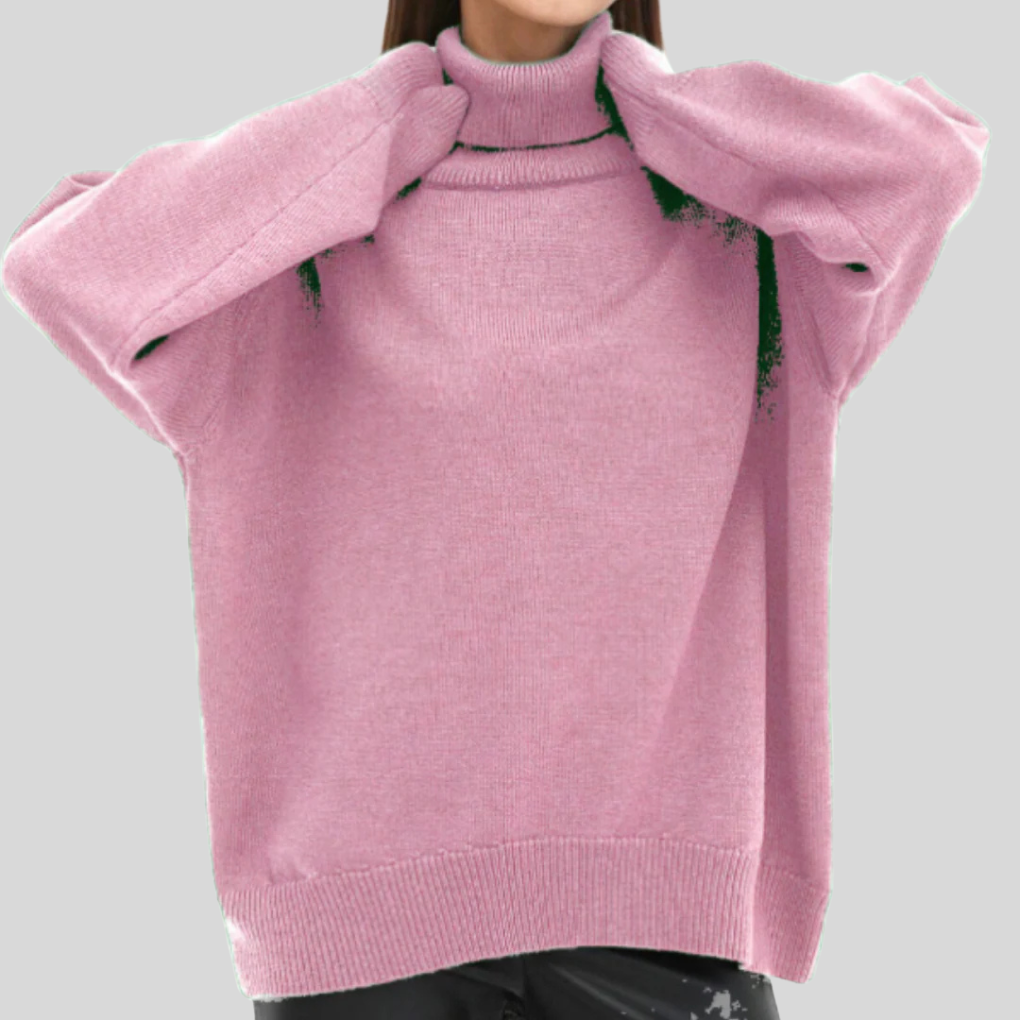 Modern roll neck jumpers for women