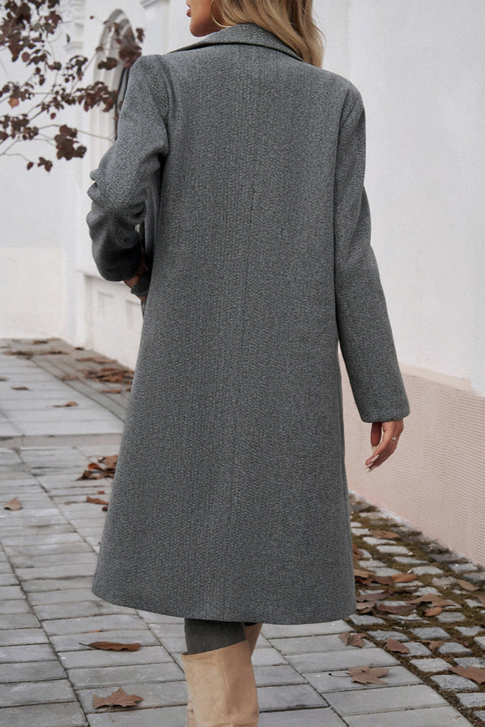 Elegant Women's Blazer Coat with Buttons