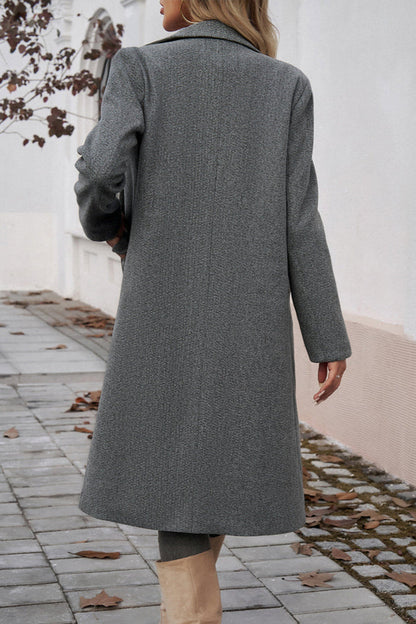 Elegant Women's Blazer Coat with Buttons