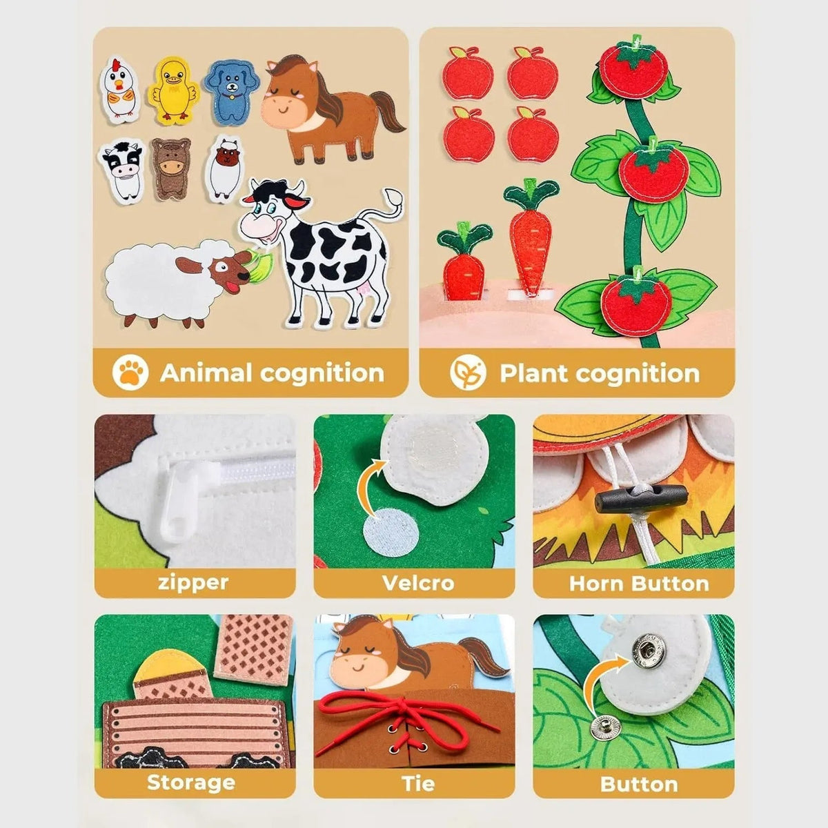 Animales de granja - Cuaderno de actividades creativo para niños pequeños y preescolares