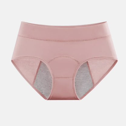 Leak-proof high-waisted menstrual underwear